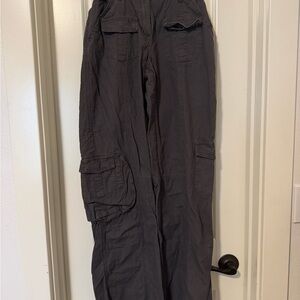 Brandy Melville women’s Gray Cargo Pants worn once